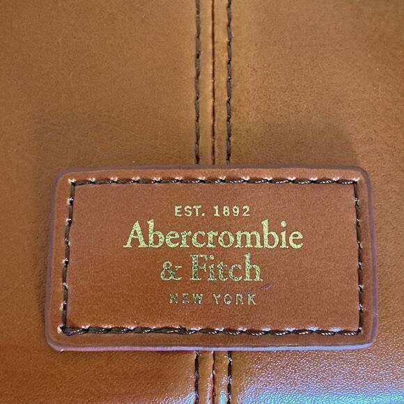 Abercrombie & Fitch Cross body small leather golden silverware light brown color - Picture 5 of 9